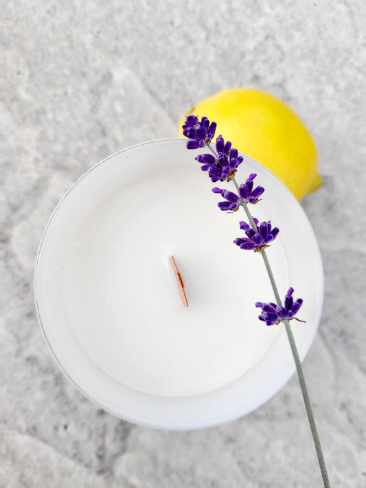 Lemon & Lavender Candle (200g)